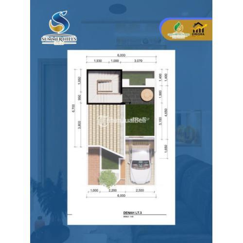 Rumah Modern Minimalis 2 Lantai Berooftop di daerah Dago Bandung Harga Terjangkau Mulai dari 800 jut