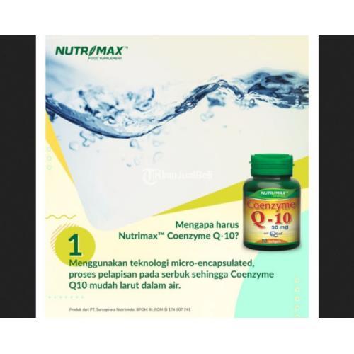 COENZYME Q-10 30 MG NUTRIMAX ISI 30 SOFTGEL VITAMIN ANTIOKSIDAN