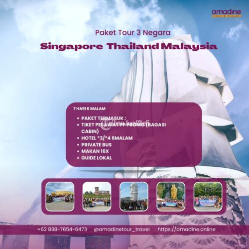Layanan Paket Tour Singapore Kuala Lumpur Bangkok AMADINE TOUR BERPENGALAMAN, (0838-7654-6473)