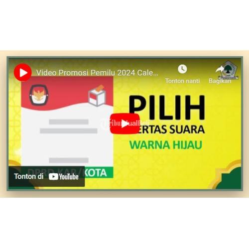 JASA VIDEO KAMPANYE CALEG PEMILU 2024 MURAH