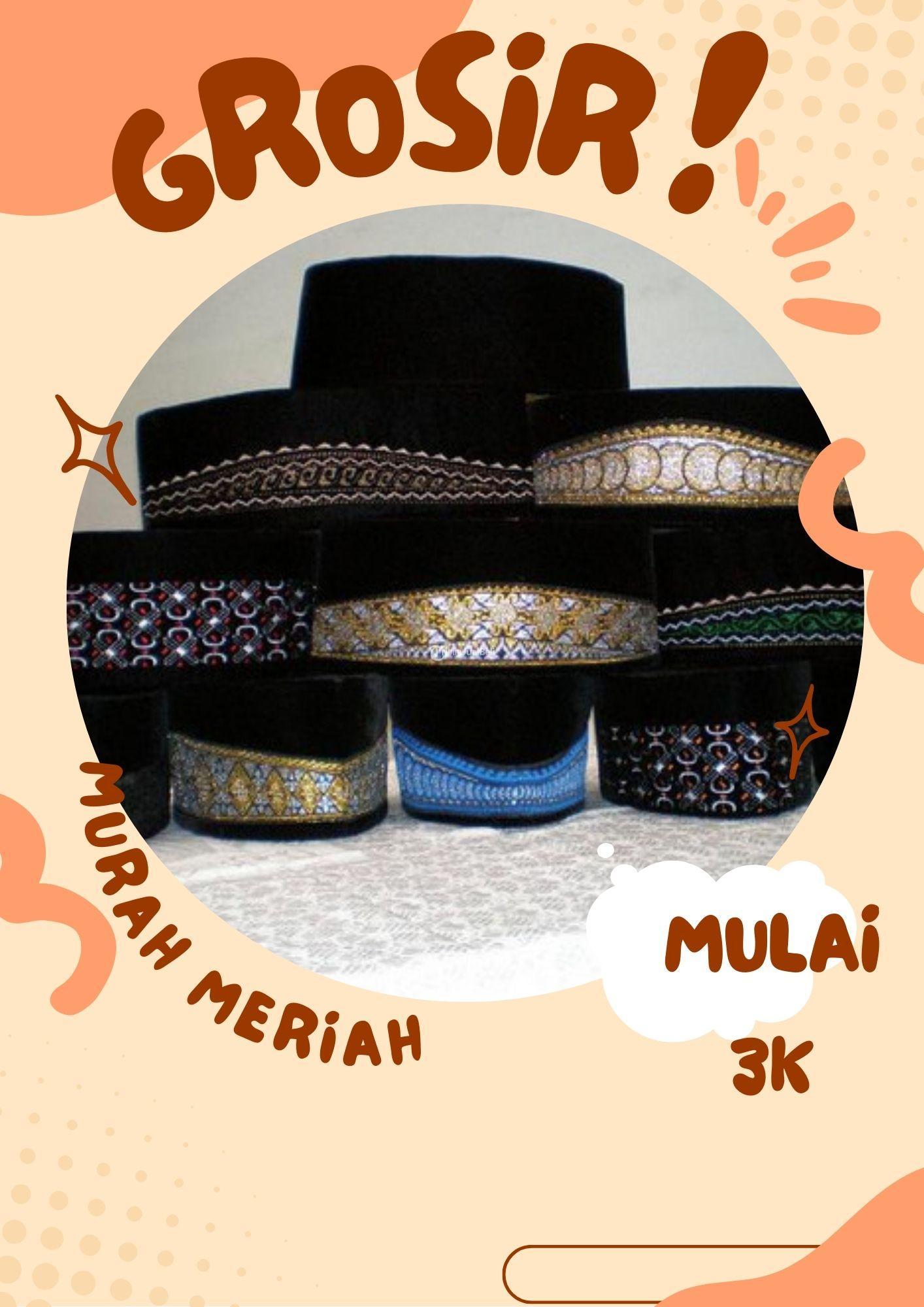 Grosir Peci Kopiah Songkok Bengkayang Terbaik