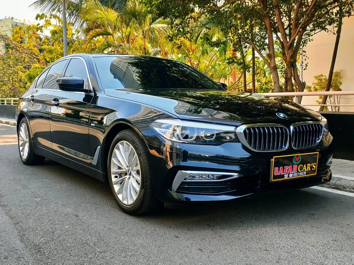 Mobil BMW 530i Luxury Line 2018 Warna Hitam Bekas Full Spek Terawat di