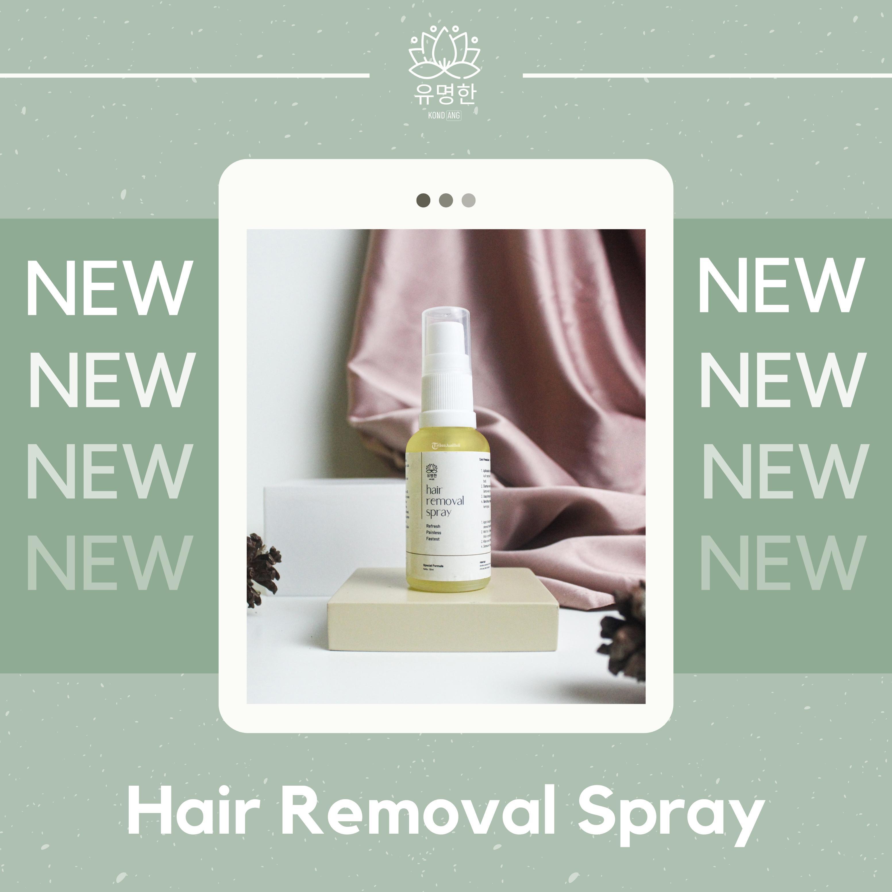 Penghilang Bulu Vagina Tanpa Rasa Sakit Kondang Hair Removal Spray di Kab Melawi