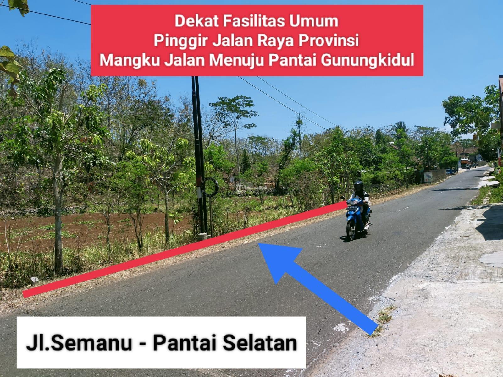 Tanah Luas 1147 m2 Mangku Jalan Raya Di Semanu - Gunung Kidul Yogyakarta