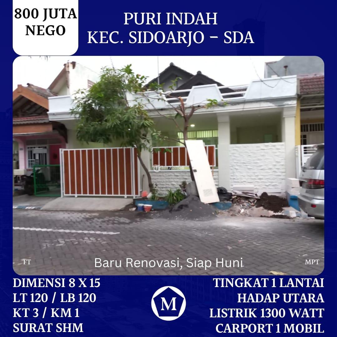 Diual Rumah Puri Indah Lt M Lb M Kt Km Siap Huni Sudah Renovasi Di Sidoarjo Tribun