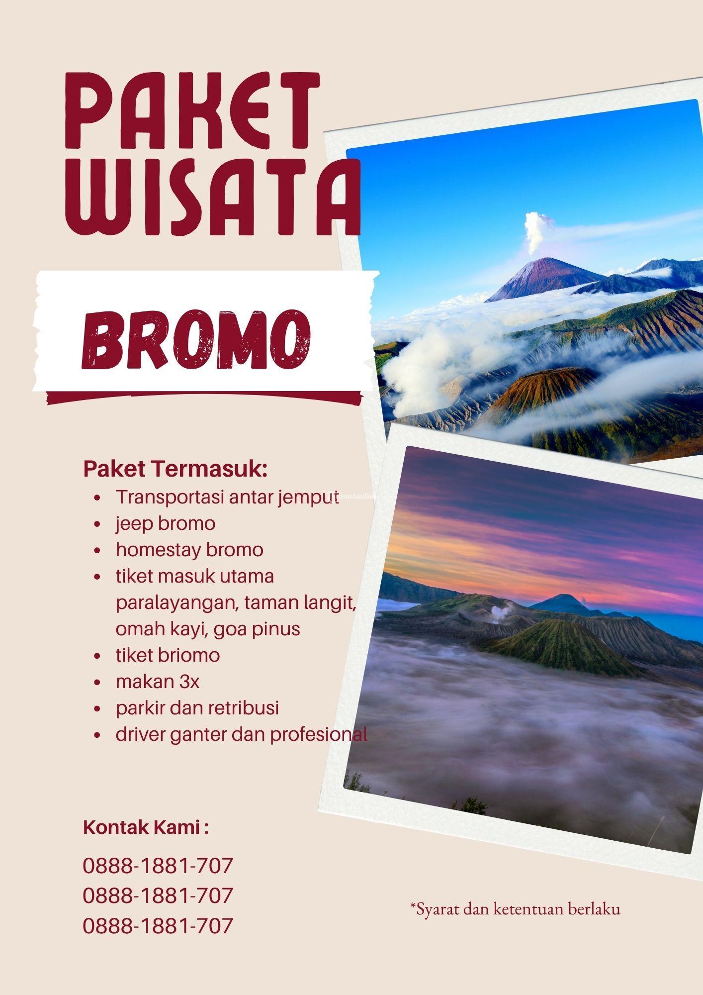 Paket trip gunung bromo travel gunung bromo di malang