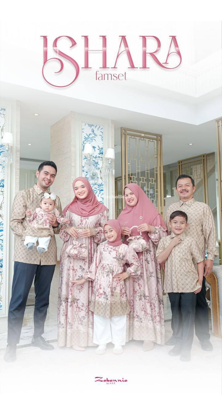Distributor Baju Gamis Sarimbit Terbaru Zabannia Blitar Jatim