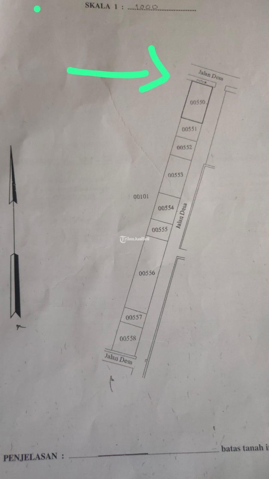 Tanah 300 Cantik Tepi Jalan Desa Gentan Siwal Solo