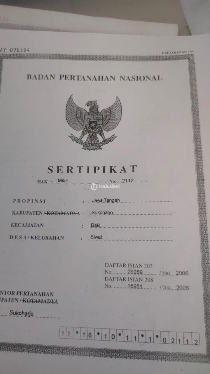 Tanah 300 Cantik Tepi Jalan Desa Gentan Siwal Solo