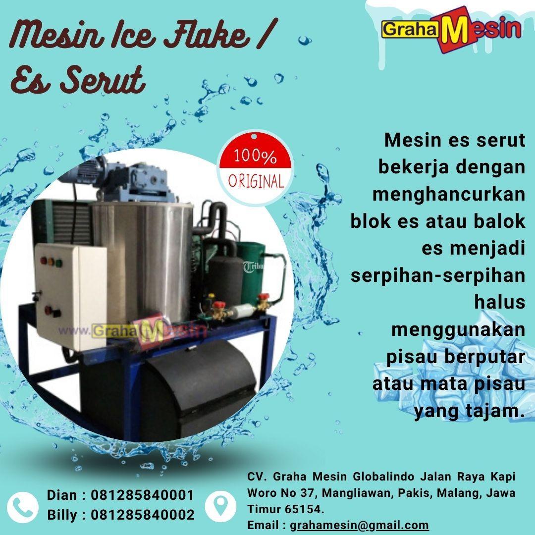Mesin Ice Flake Es Serut Untuk Usaha Minuman Kekinian