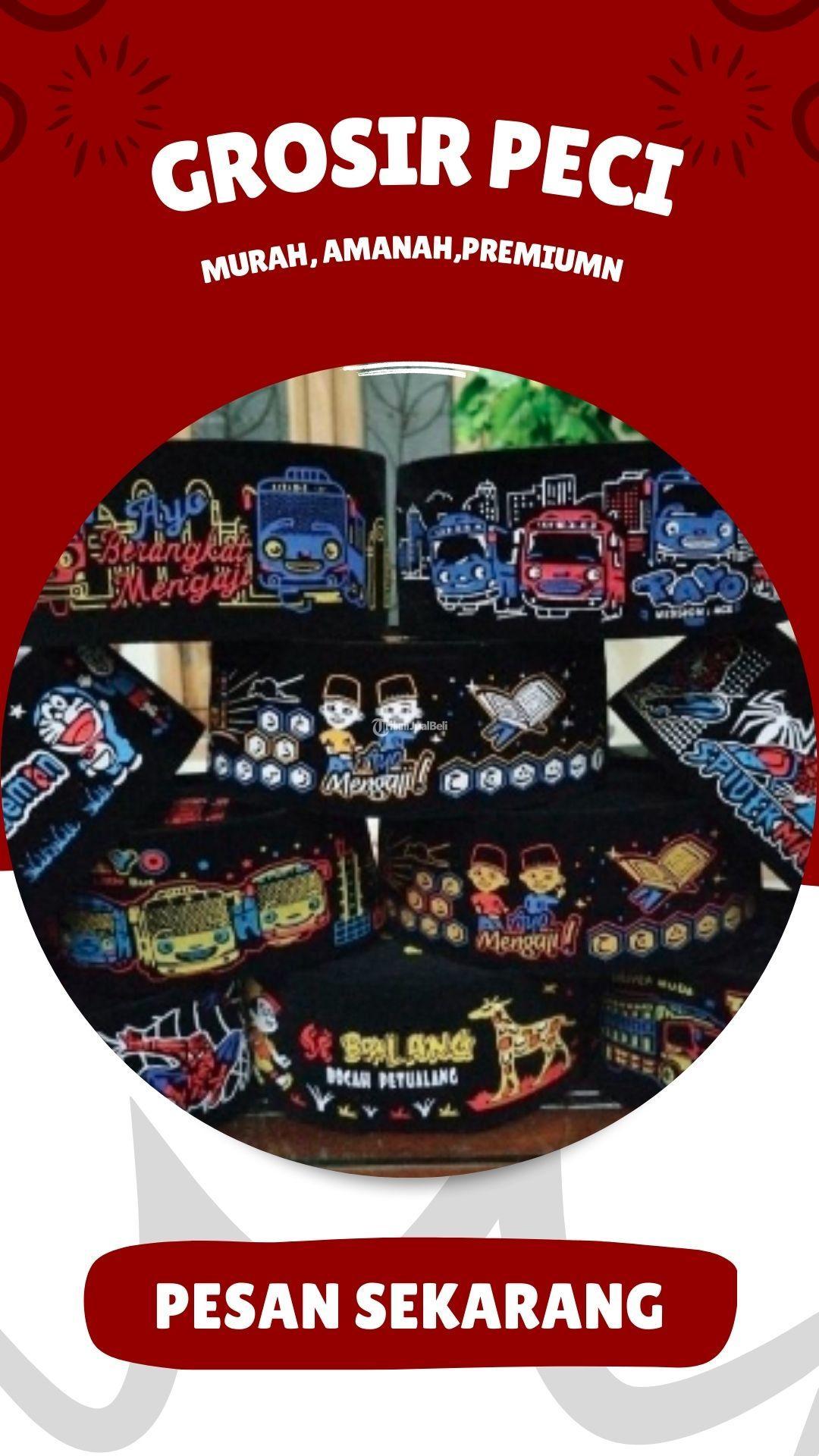 Grosir Peci Kopiah Songkok Ngada Premium