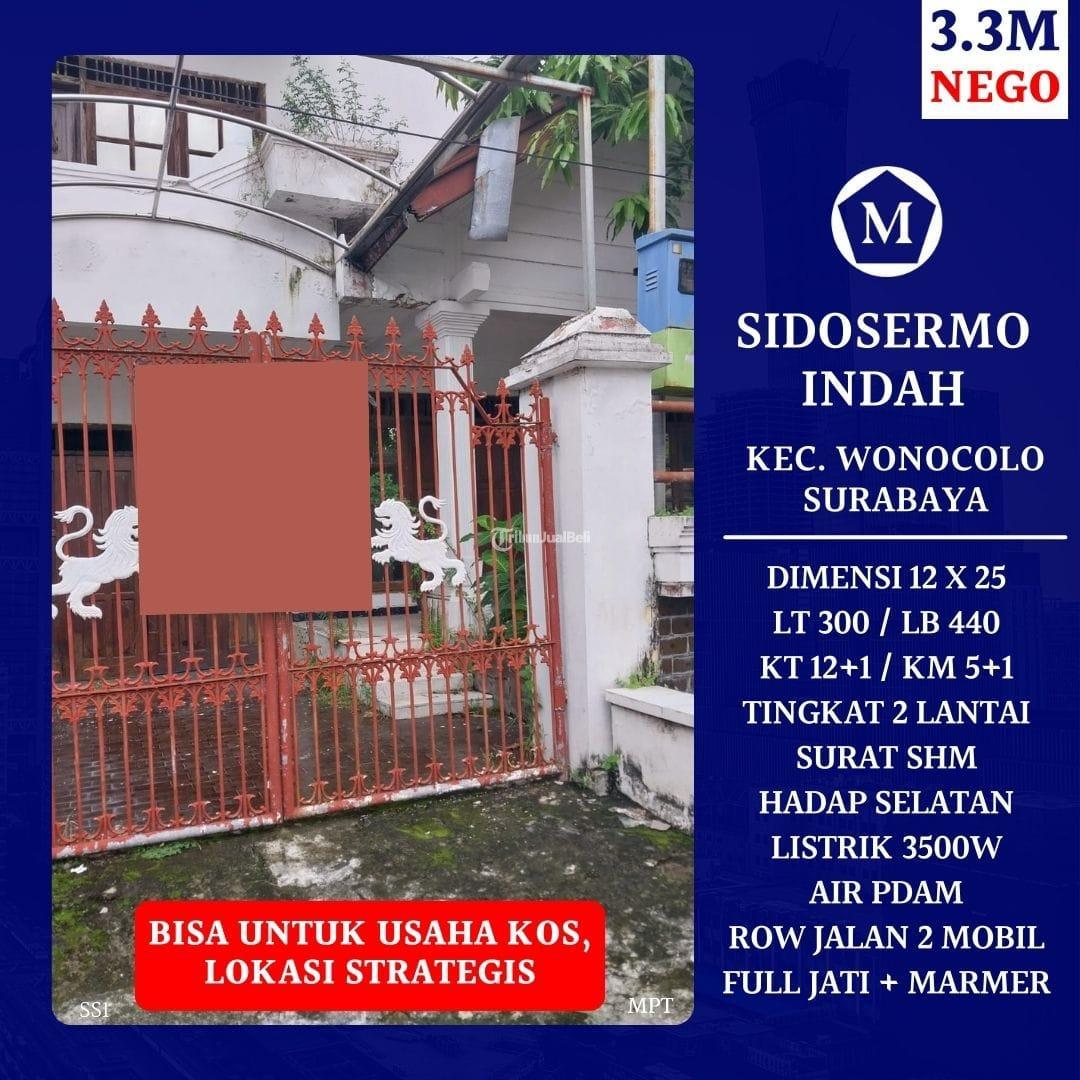 Rumah Sidosermo Indah Surabaya 33M Nego Strategis Cocok Untuk Kos