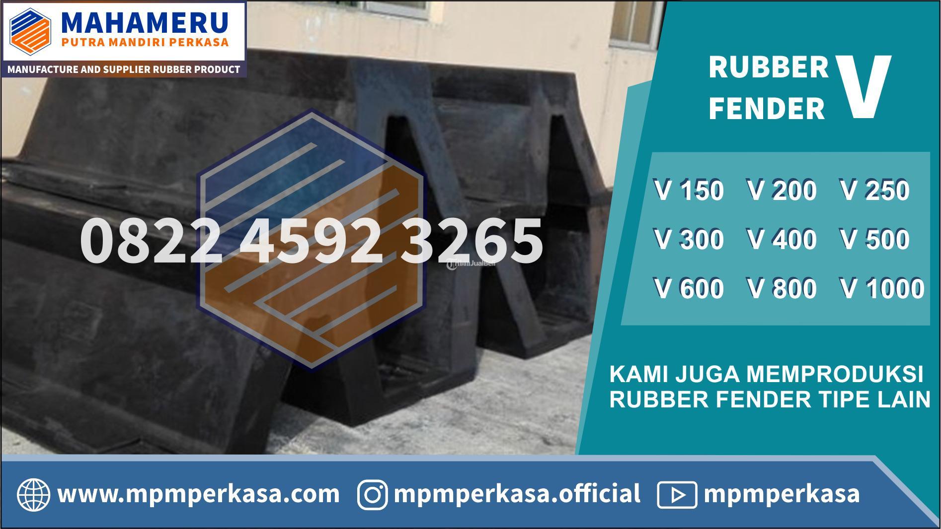 Rubber Fender V  Karet Dermaga Tipe V 800H  1500L - Karimun Kepulauan Riau