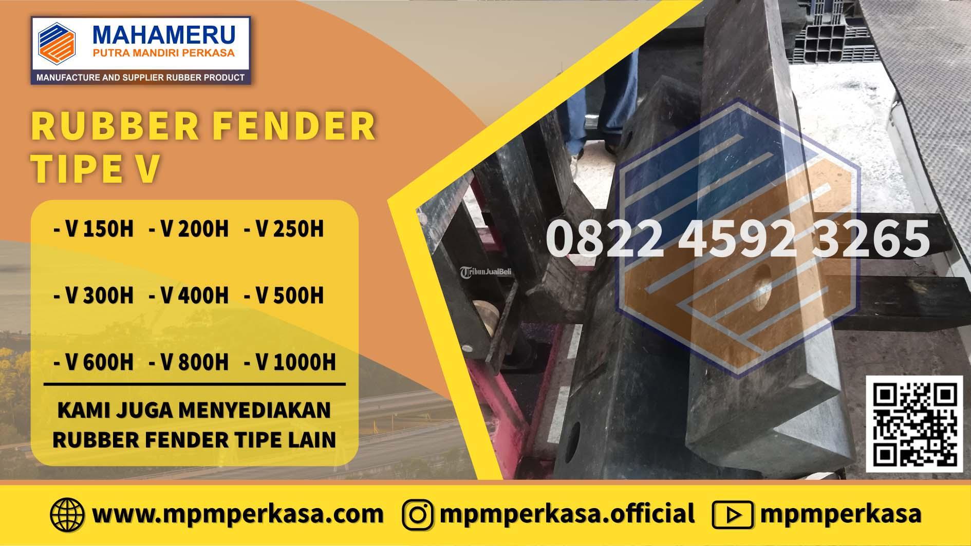 Karet Fender Dermaga tipe V 250 H 2000 L Berkualitas di Manokwari