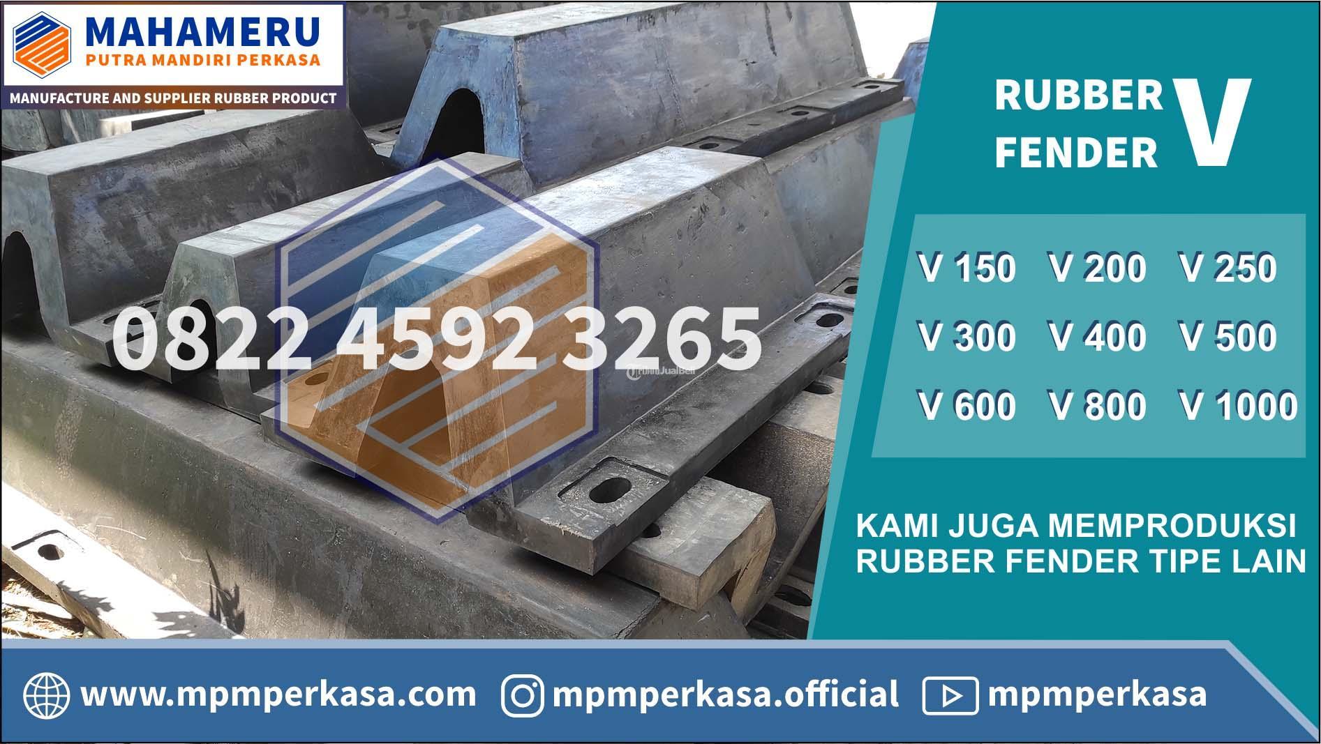 Marine Rubber Fender tipe V 600 H  2500 L Pelindo Ternate