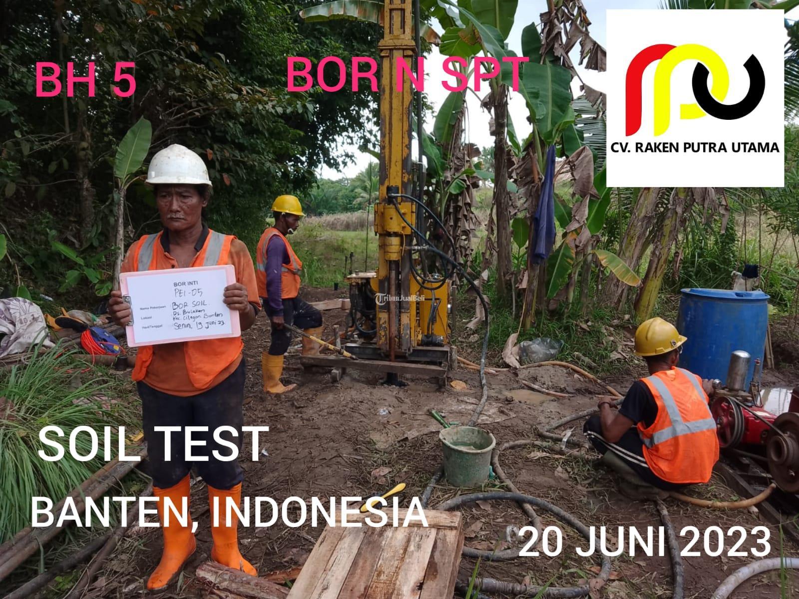 SONDIR SOIL TEST HAND BORE BOR SPT GROUTING GEOTEKNIK MURAH