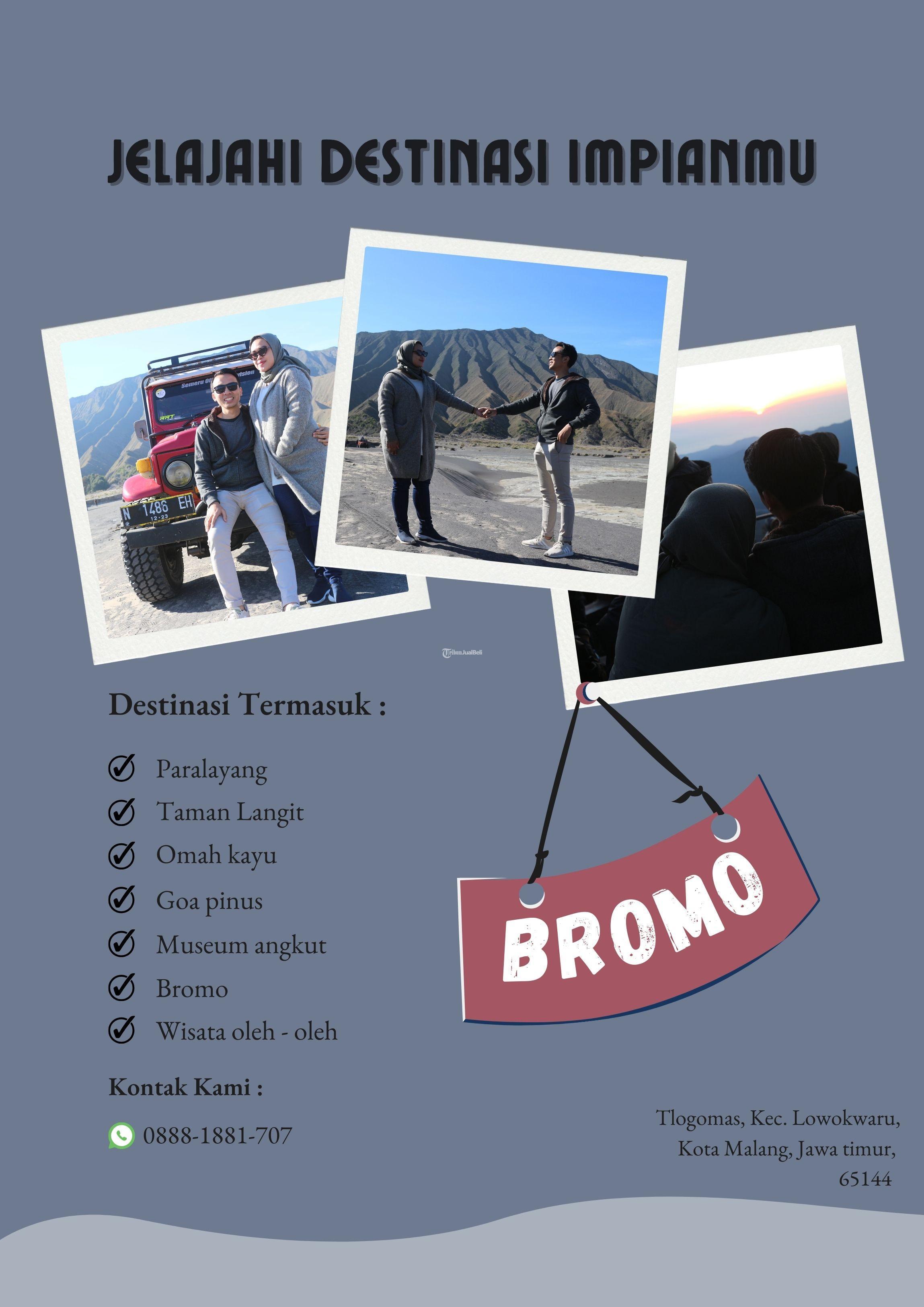 Kabama Tour & Travel Bromo Bebas Pilih Jawdal Keberangkatan - Malang