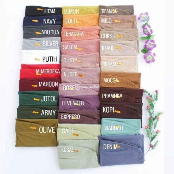 Jilbab Sport Warna Lengkap Size S Nyaman di Bekasi - Tribun JualBeli