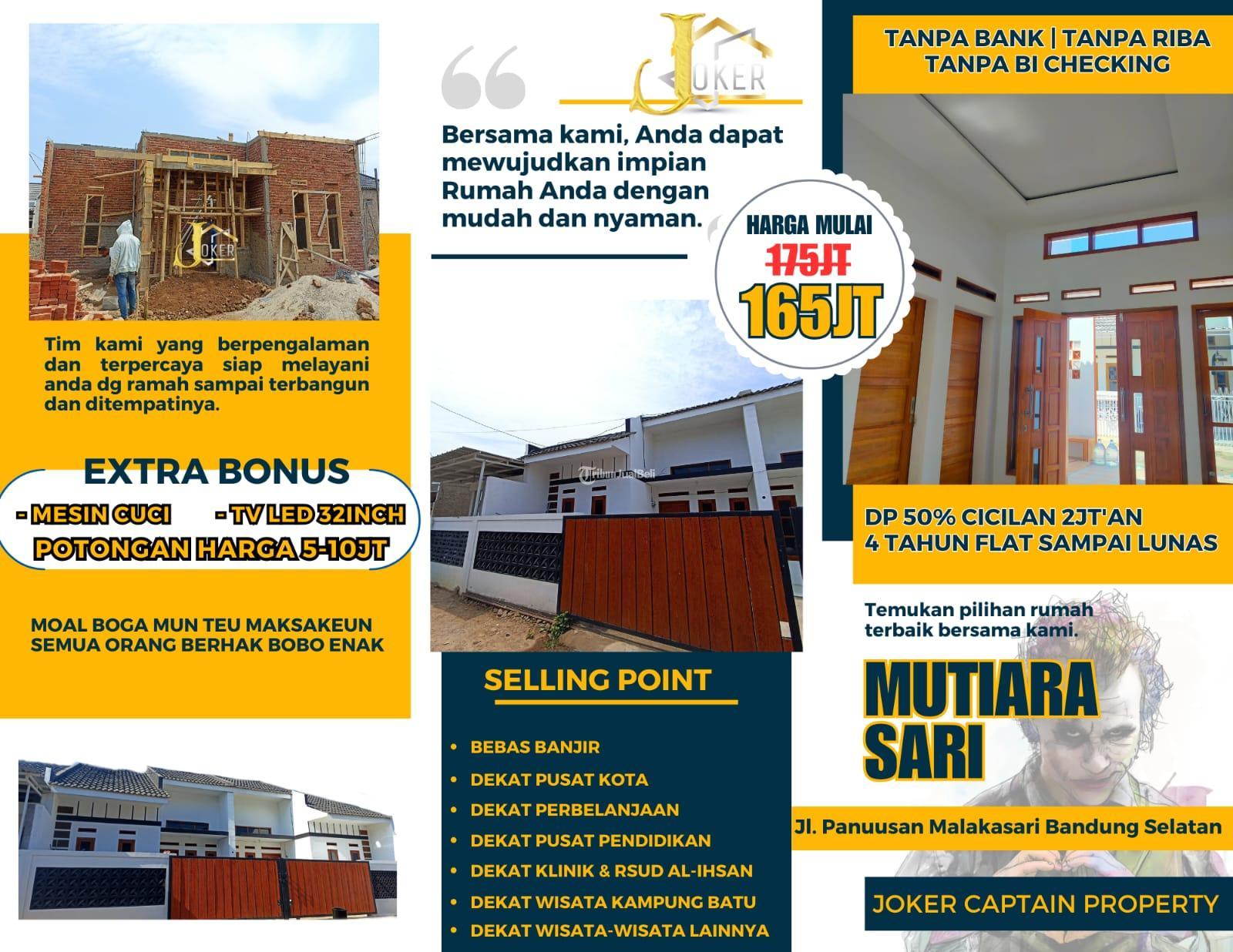 Jual Rumah KPR Syariah Tanpa Bi Cheking Baru Legalitas Terjamin - Bandung