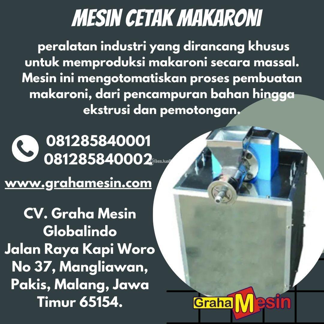 Mesin Pencetak makaroni otomatis graha mesin