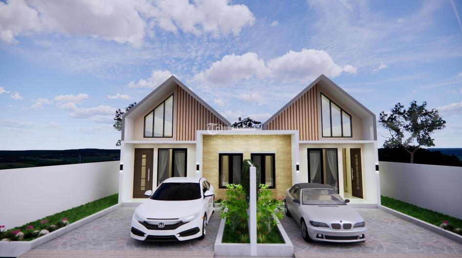 RUMAH BARU MEZZANINE MINIMALIS MODERN DALAM CLUSTER DI SLEMAN