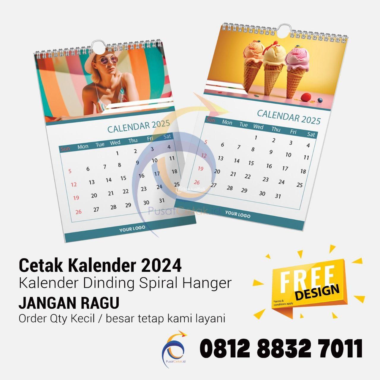 Cetak Kalender Dinding Murah Custom Untuk Partai dan Pilkada 2024 Depok
