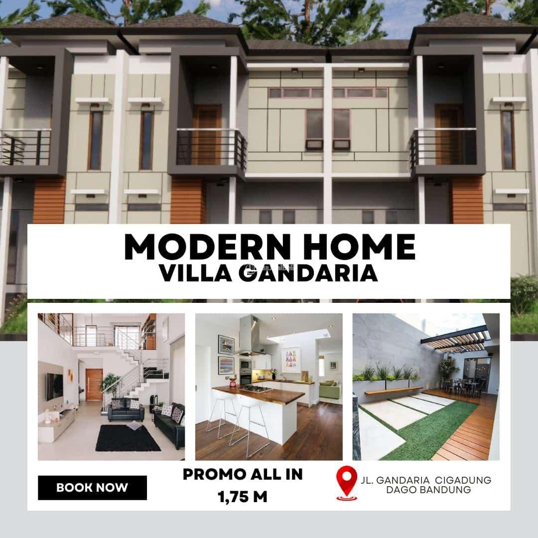 Jual Rumah Mewah 2,5 Lantai Free Desain Limited di Cigadung Dago Dibawah 2M - Bandung Kota