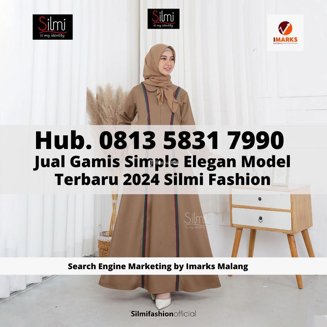 GROSIR GAMIS ELEGAN Hub 0813 5831 7990 Baju Busana Muslim Dress Gamis Lebaran 2024 Terbaru Couple Sarimbit Set Keluarga Simpel Elegan Silmi Fashion Open Reseller Harga Grosir