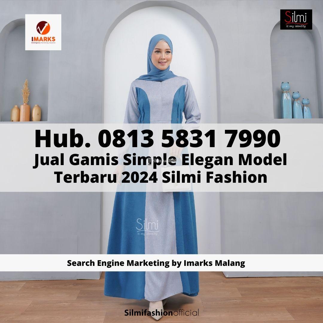 GROSIR GAMIS ELEGAN Hub 0813 5831 7990 Baju Busana Muslim Dress Gamis Lebaran 2024 Terbaru Couple Sarimbit Set Keluarga Simpel Elegan Silmi Fashion Open Reseller Harga Grosir