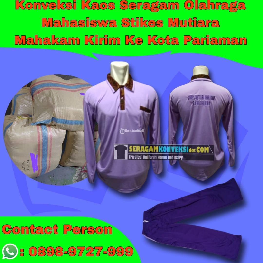 Konveksi Kaos Seragam Olahraga Mahasiswa Stikes Mutiara Mahakam Ke Kota Pariaman