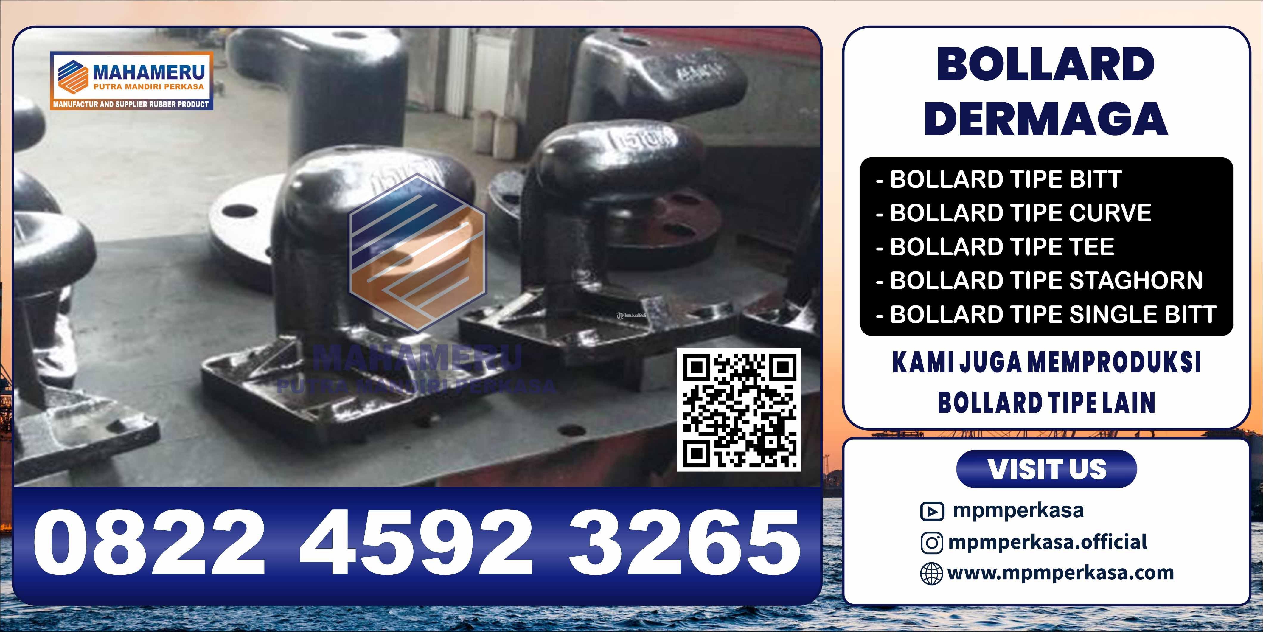 Dermaga Kapal Bollard di Sumatera Utara