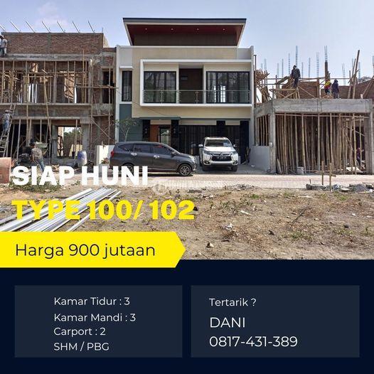 Dijual Rumah 2 Lantai Type 100/ 102 3KT 3KM Palm Asri Residence - Sleman