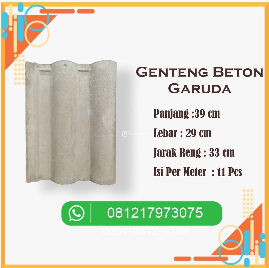 Genteng Beton Gelombang Garuda Berkualitas - Malang