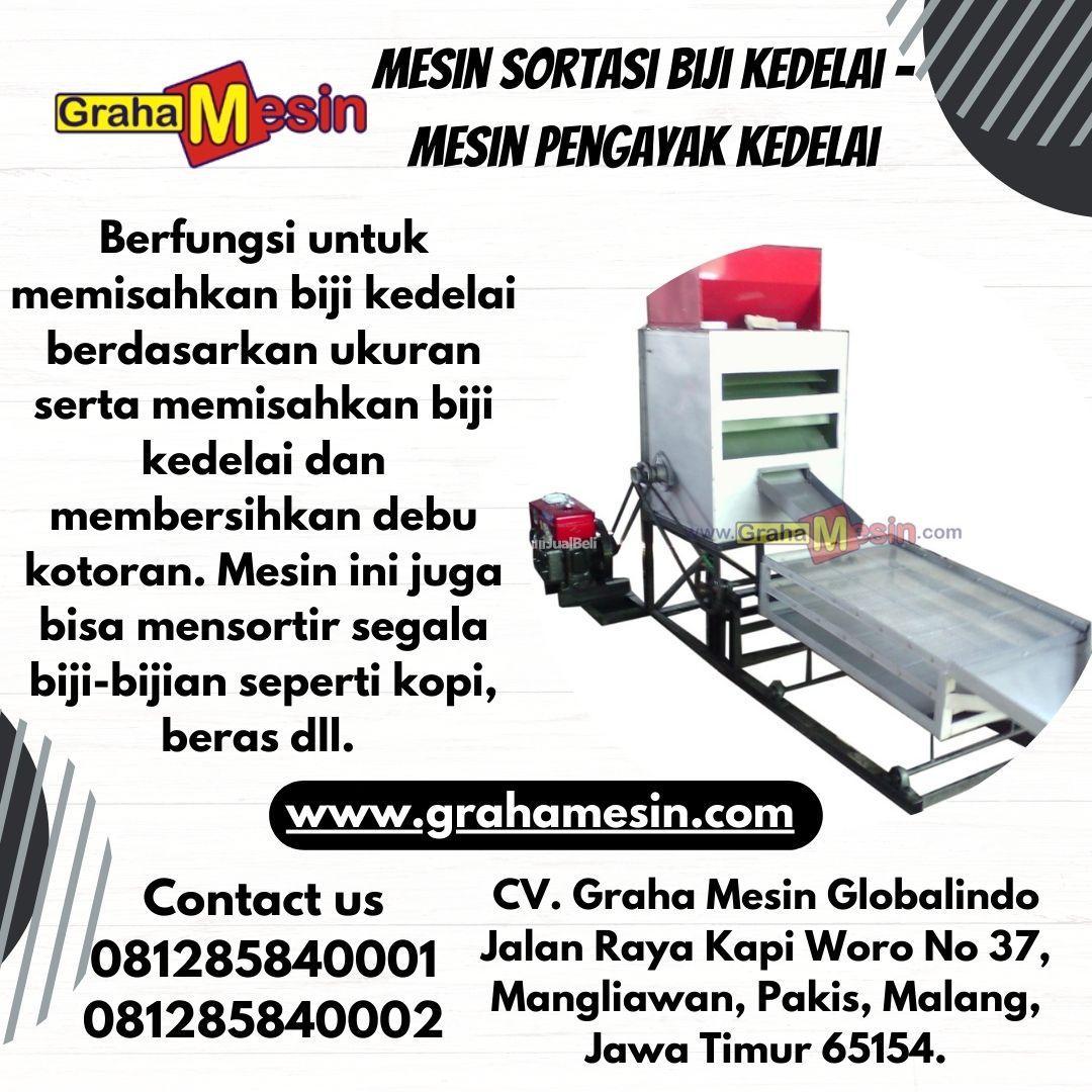Mesin Sortasi Biji Kedelai  Mesin Pengayak Biji Bijian Graha Mesin - Malang