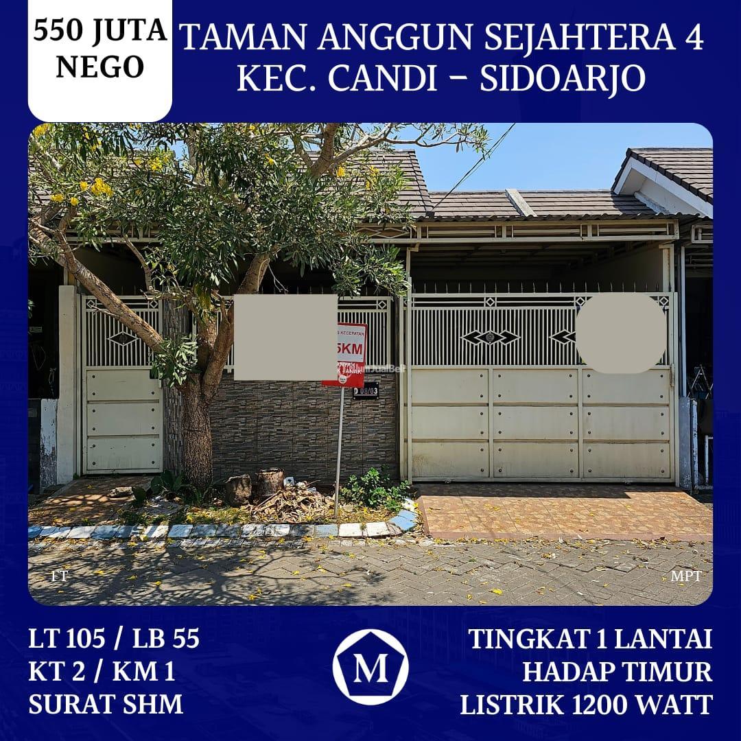 Rumah Taman Anggun Sejahtera 4 Sidoarjo 550 Juta Nego SHM Hadap Timur