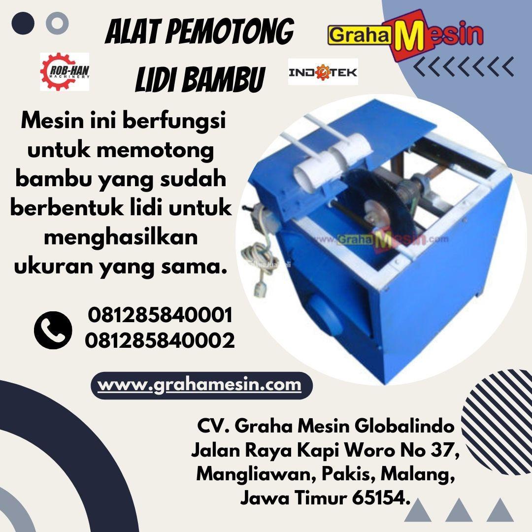 Alat Pemotong Lidi Bambu Untuk Tusuk Jajajan - Malang