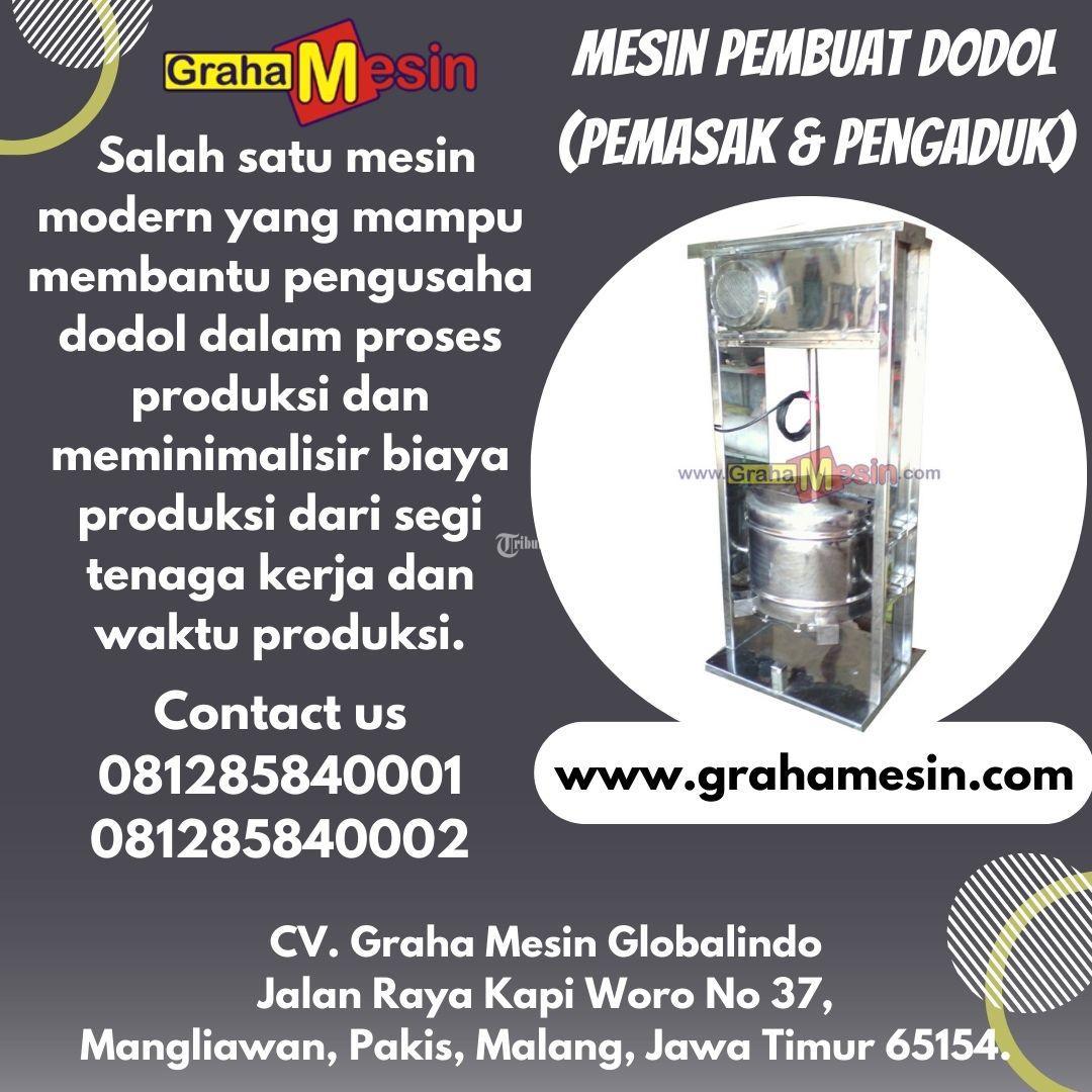 Mesin Pembuat Dodol Pemasak  Pengaduk