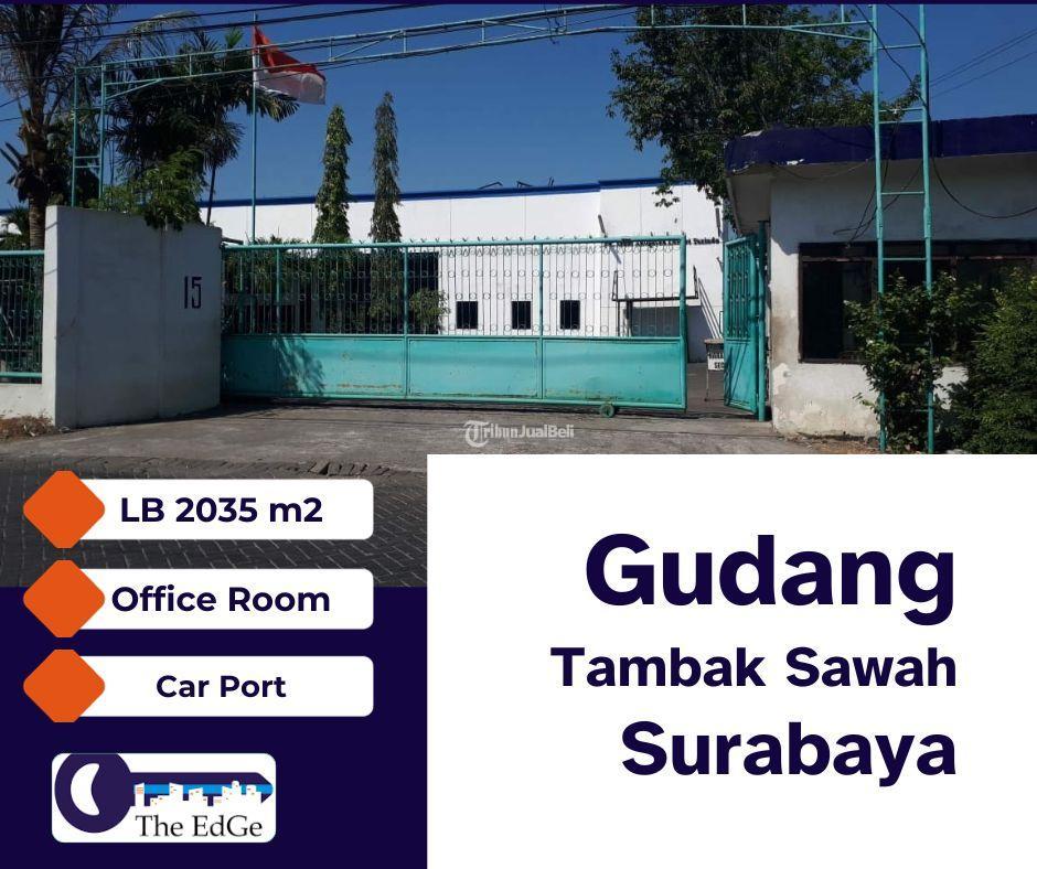 Disewakan Gudang Tambak Sawah Unit 1 Berada di Kawasan Pergudangan Industrial The EdGe  Sidoarjo