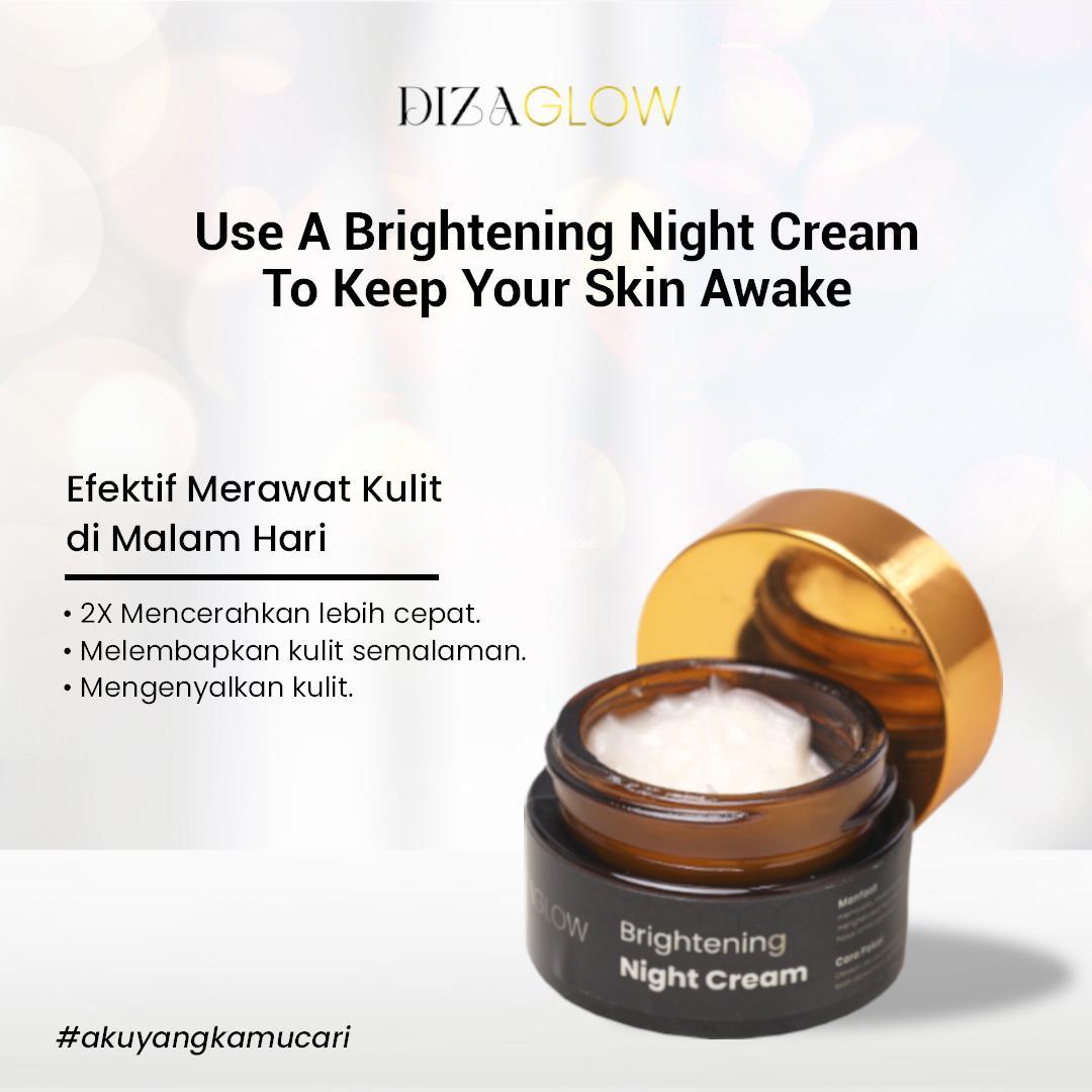 Krim Flek Hitam Night Cream Diza Glow BPOM Di Malang - Tribun JualBeli