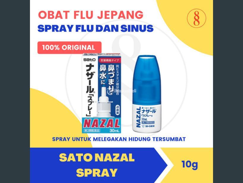 Sato Nazal Nasal Spray 30ML Obat Hidung Tersumbat Pilek Jepang Di ...