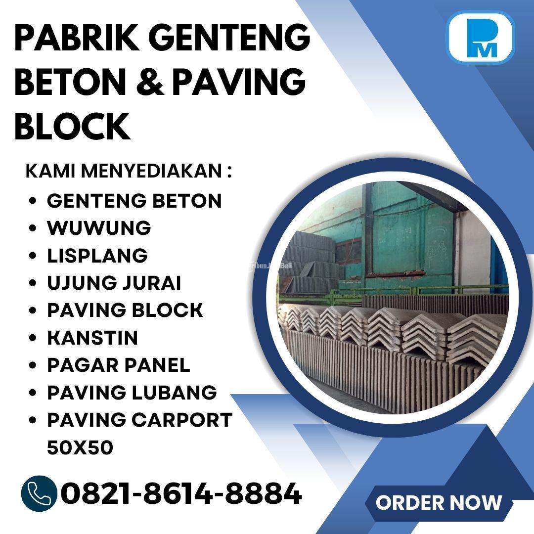 ANTI BOCOR Supplier Genteng Beton Flat Pelita Emas Pengiriman Ke Bojonegoro