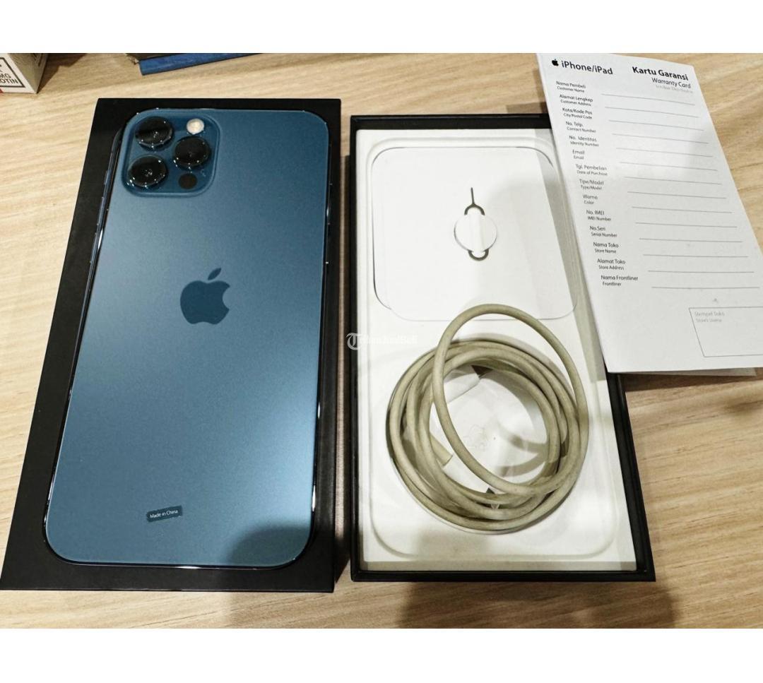 Hp Iphone 12 Pro 512 Gb Blue Pacific Fullset Seperti Baru Di Balikpapan