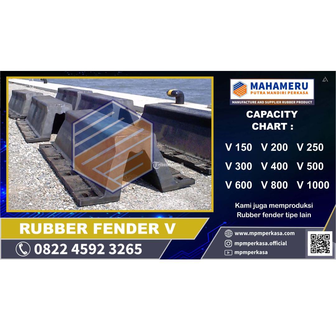 Rubber Fender Tipe V Karet Fender Tipe V 500 H 1000L Berkualitas di wilayah Pelindo 3 Hub 082245923265