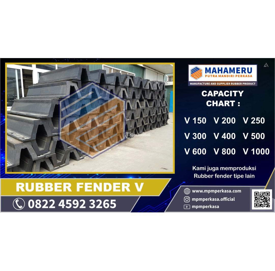Rubber Fender Tipe V Karet Fender Tipe V 500 H 1000L Berkualitas di wilayah Pelindo 3 Hub 082245923265