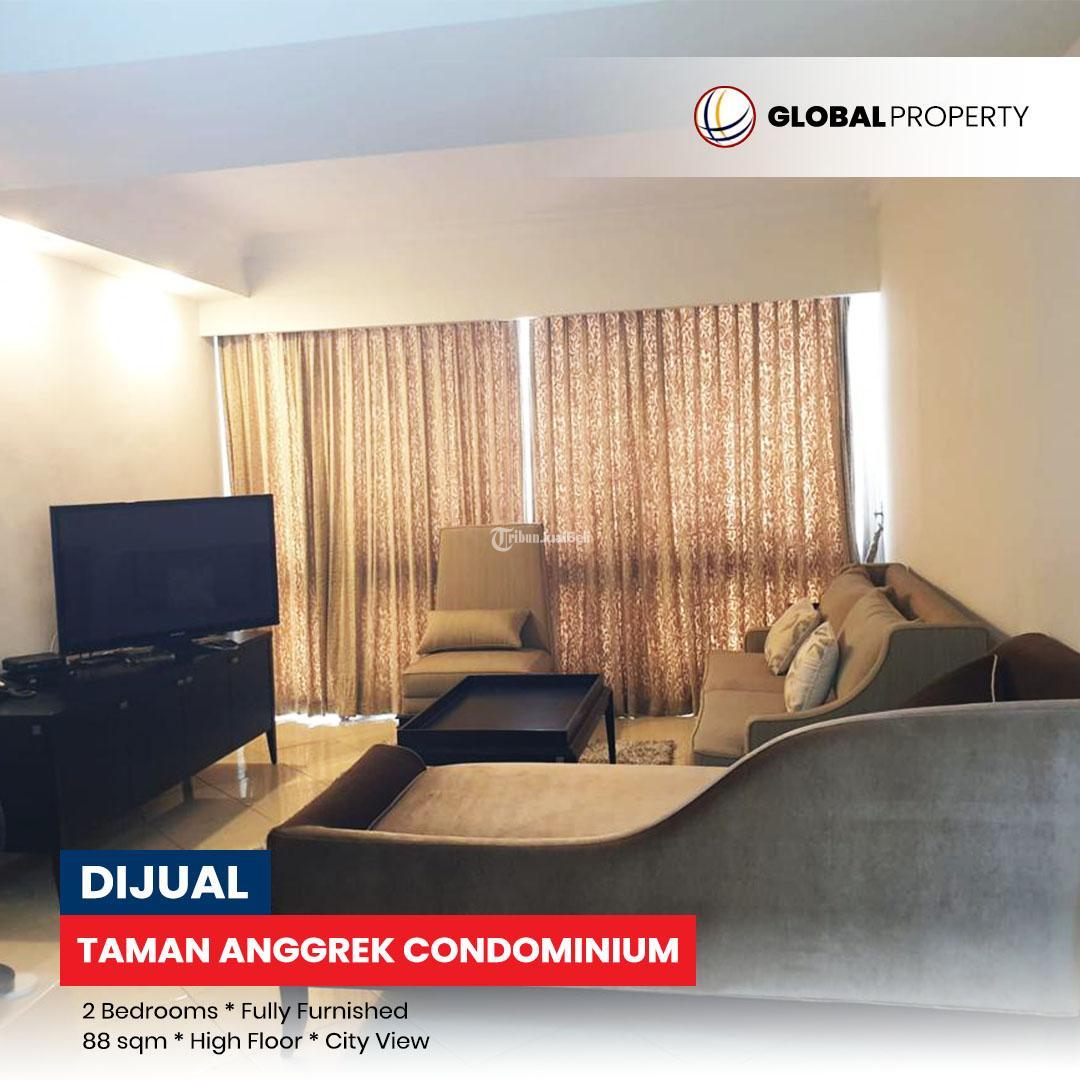 Dijual Apartemen Fully Furnished 2 Bedroom Lantai Atas Di Taman Anggrek ...