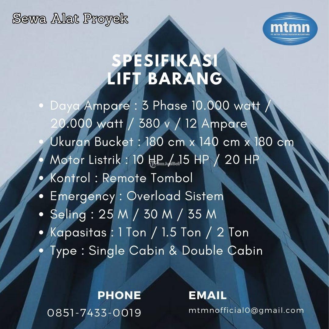 Sewa Lift Barang Double Cabin Kota Palembang 085174330019