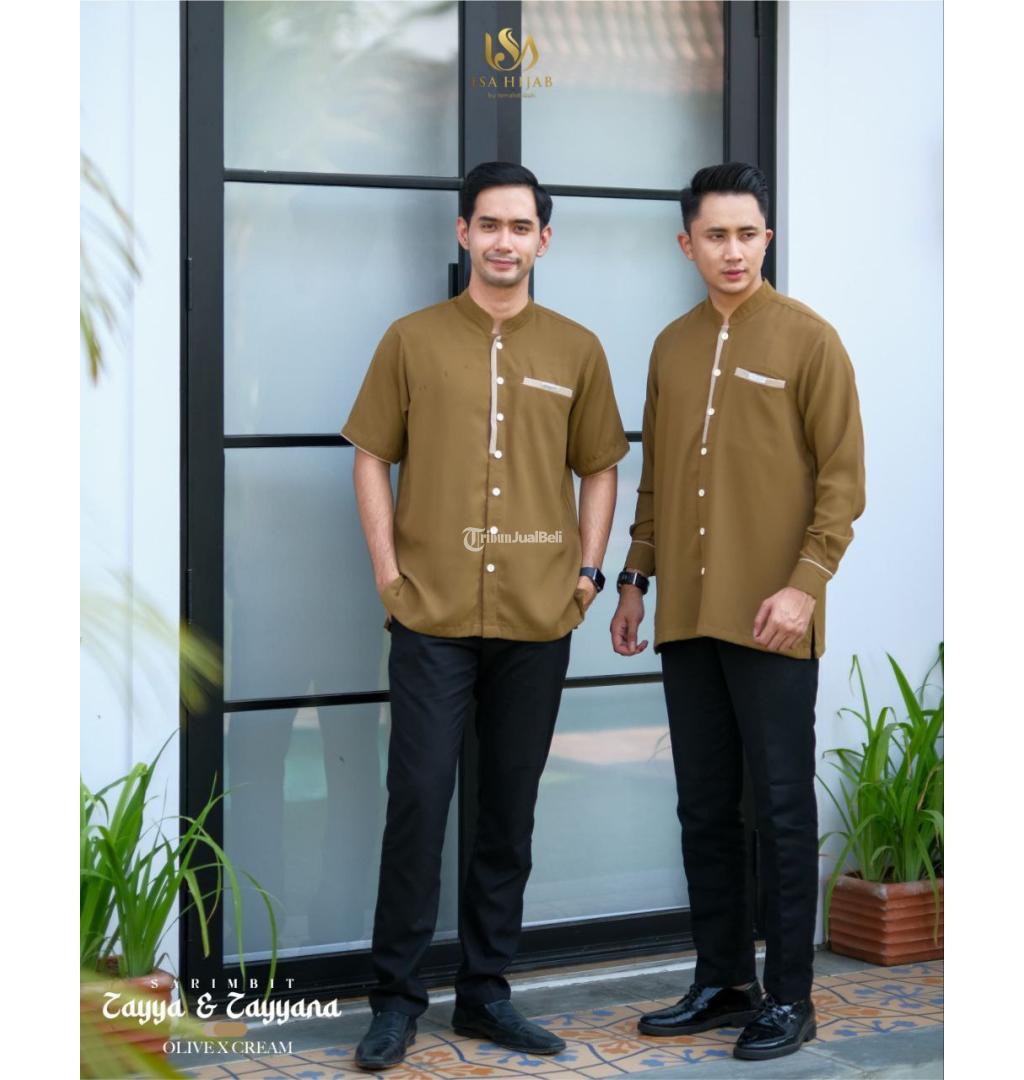 Distributor Baju Gamis Sarimbit Terbaru Isa Hijab Blitar Jatim