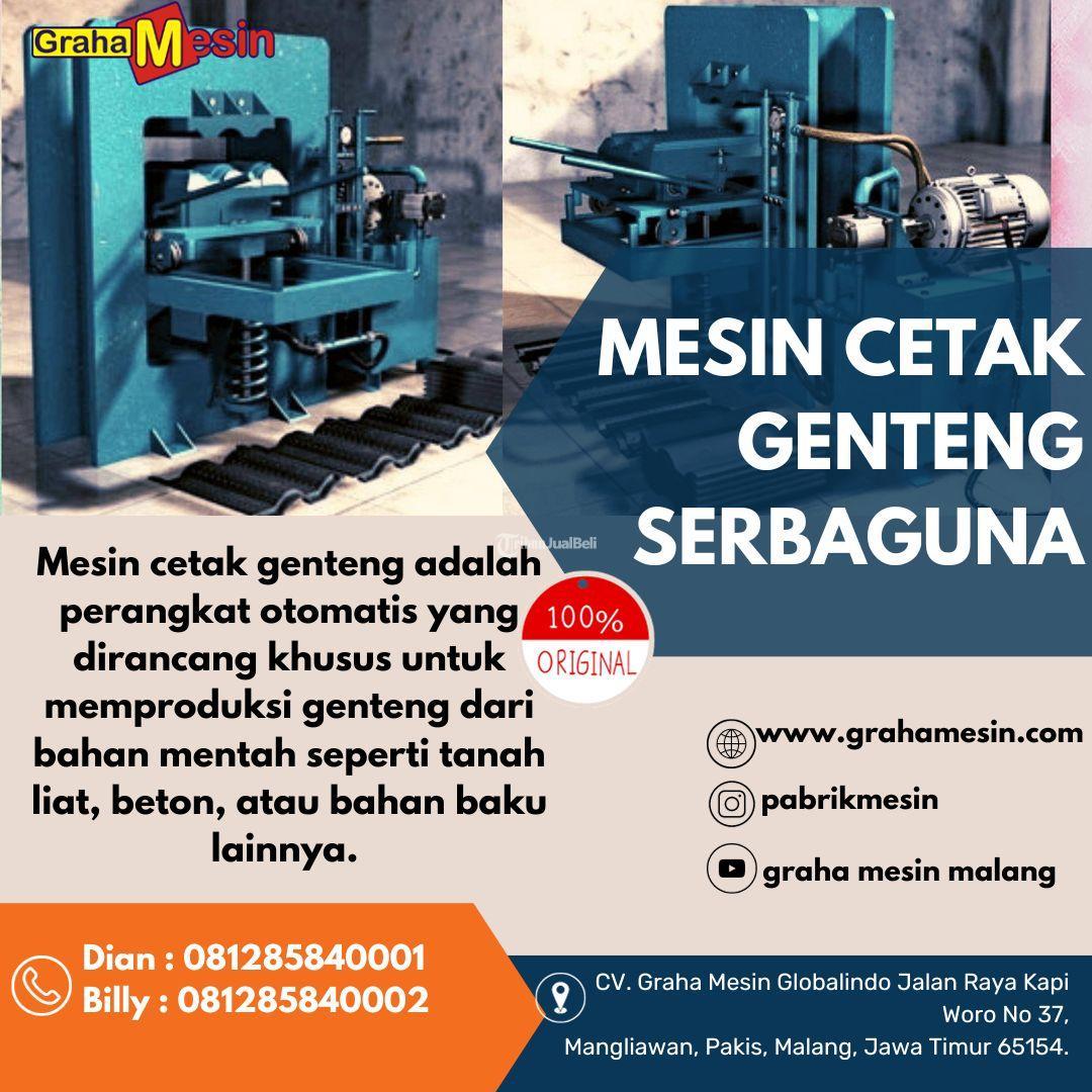 Mesin Cetak Genteng Serbaguna Graha Mesin Malang