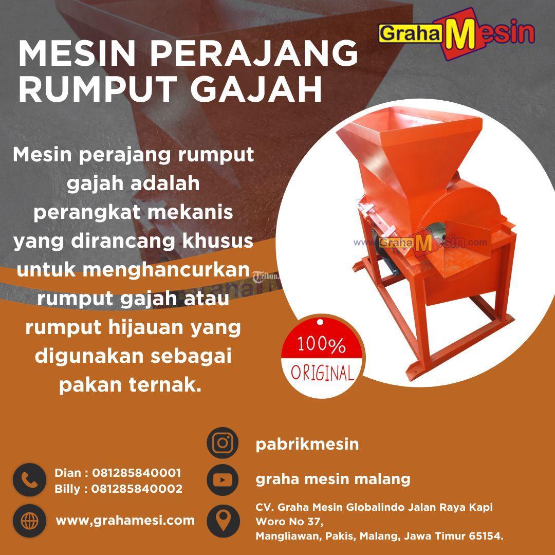 Mesin Perajang Rumput Gajah Graha Mesin Malang