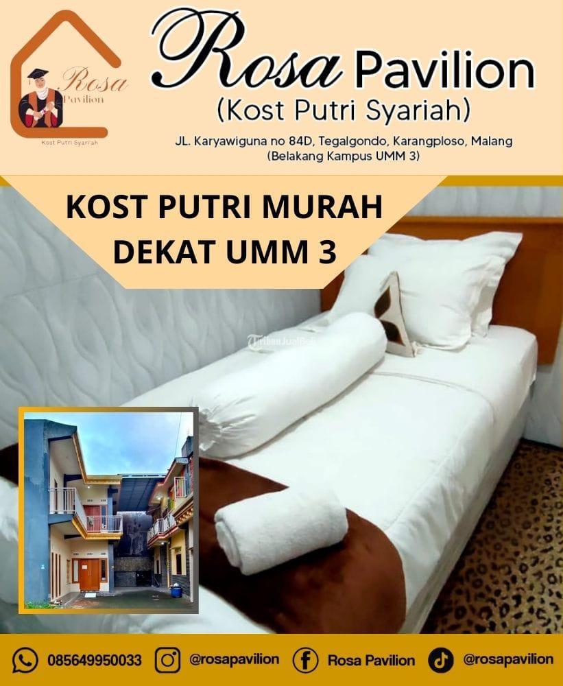 Kost putri murah dekat umm 3